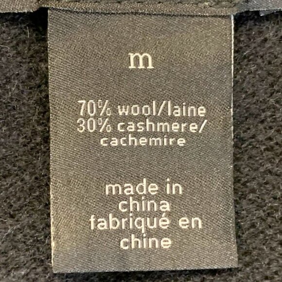 Halogen Women's Rib Knit Wool & Cashmere Long Open Front Cardigan Sweater SZ M - Picture 7 of 11